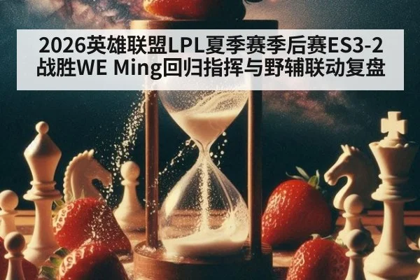 2026英雄联盟LPL夏季赛季后赛ES3-2战胜WE Ming回归指挥与野辅联动复盘